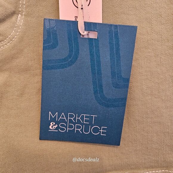 Market & Spruce Madison Mid Rise Chino Short Green Size 10 Women’s - Picture 6 of 10